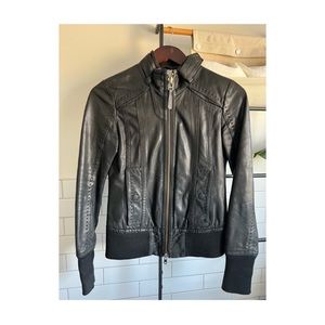 Aritzia x Mackage Original Leather Jacket XXS